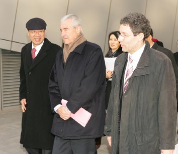 Visite du ministre de l'éducation nationale